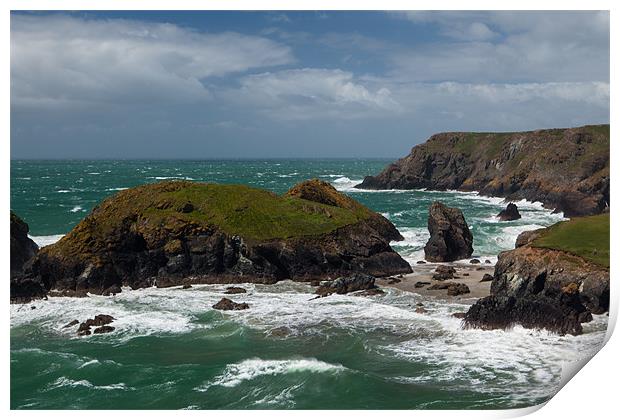 Kynance Cove Print by Thomas Schaeffer