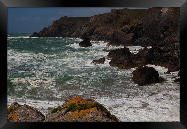 Kynance Cove Framed Print by Thomas Schaeffer