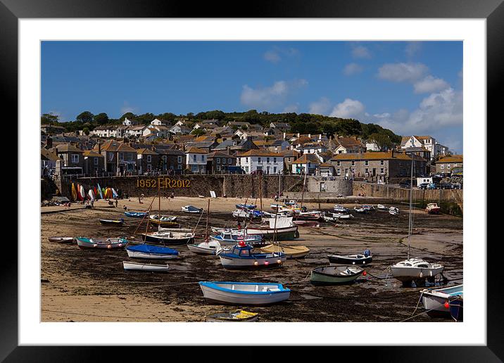 Harbour Mousehole Framed Mounted Print by Thomas Schaeffer
