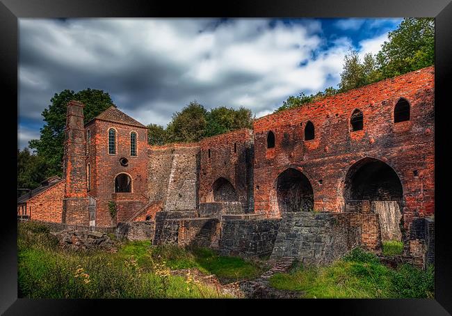 Blast Furnaces Framed Print by Adrian Evans