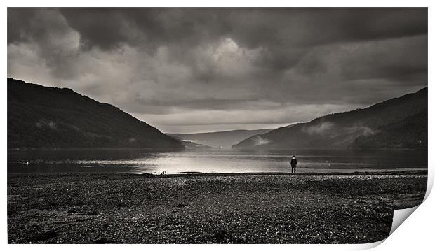 Tranquil Loch Long Print by Paul Holman Photography