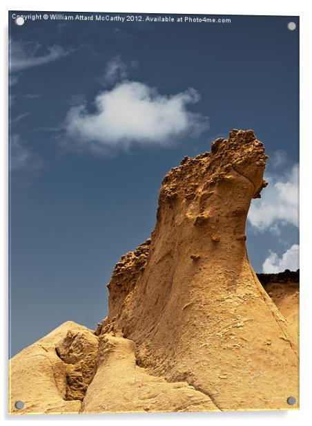 Sandstone Formation Acrylic by William AttardMcCarthy
