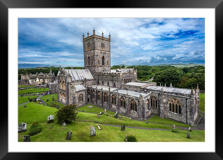 St Davids Cathedral, Pembrokeshire Framed Mounted Print by Stephen Mole