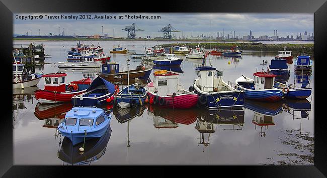 The Fishing Fleet Framed Print by Trevor Kersley RIP