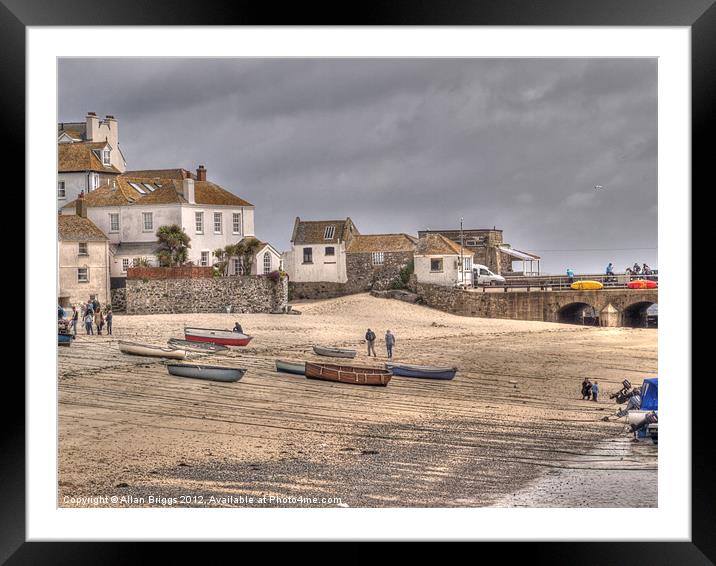 St. Ives, Cornwall Framed Mounted Print by Allan Briggs