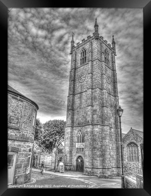 St. Ives Parish Church Framed Print by Allan Briggs