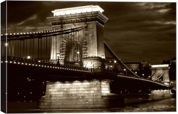 Budapest Nights Canvas Print by Mary Lane