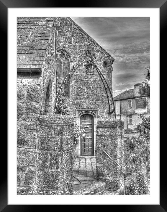 St. Ives Parish Church Framed Mounted Print by Allan Briggs