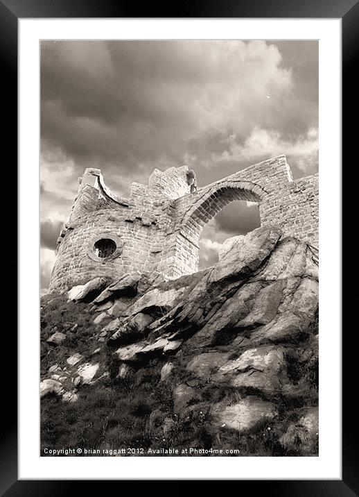 Castle In The Sky Framed Mounted Print by Brian  Raggatt