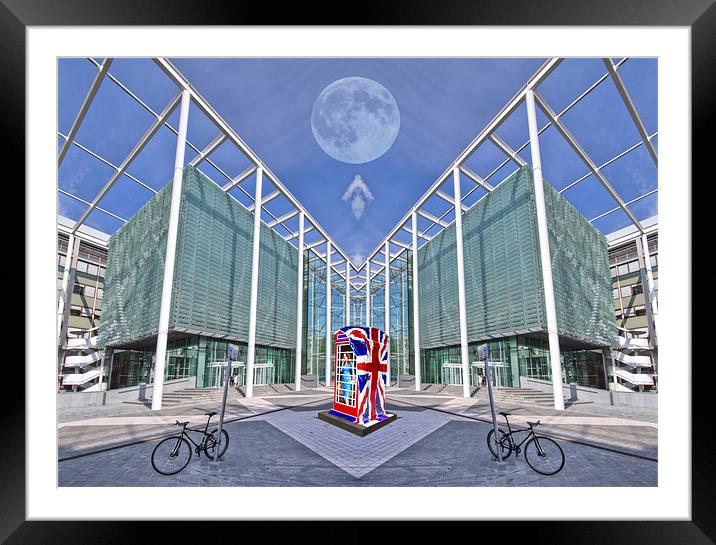 Imperial College Digital Art Framed Mounted Print by David French