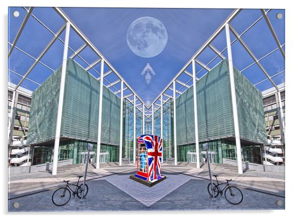 Imperial College Digital Art Acrylic by David French