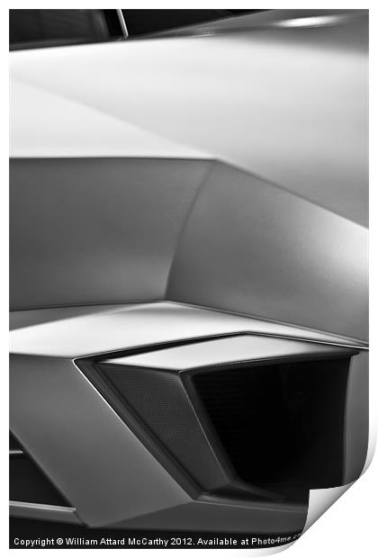Supercar Abstract Print by William AttardMcCarthy