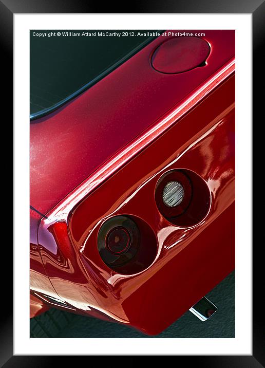 American Muscle Framed Mounted Print by William AttardMcCarthy