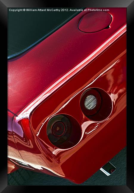 American Muscle Framed Print by William AttardMcCarthy