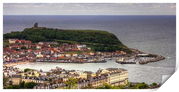 Scarborough from Oliver's Mount Print by Tom Gomez