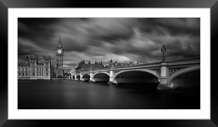 Storm Over London Framed Mounted Print by Jason Carter