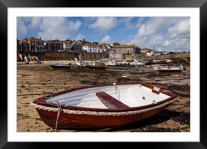 Harbour Mousehole Framed Mounted Print by Thomas Schaeffer