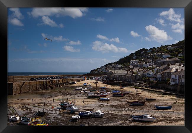 Harbour Mousehole Framed Print by Thomas Schaeffer