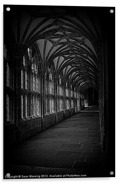 Dark cloisters Acrylic by Sean Wareing