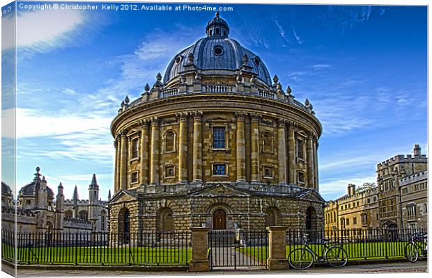 The Radcliffe Camera Canvas Print by Christopher Kelly