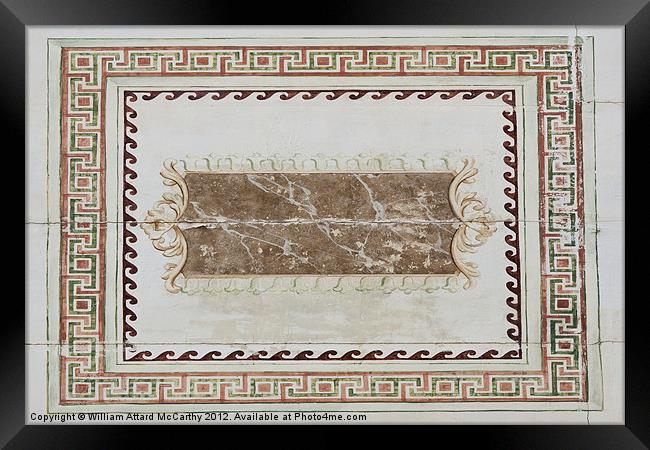 Roman Frame Framed Print by William AttardMcCarthy