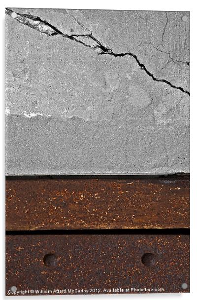 Iron & Concrete Acrylic by William AttardMcCarthy