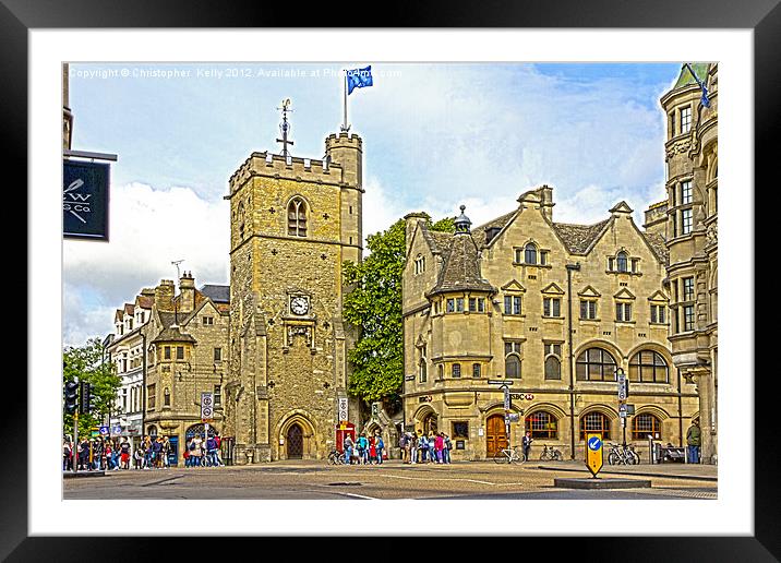 Carfax Tower Framed Mounted Print by Christopher Kelly