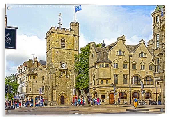 Carfax Tower Acrylic by Christopher Kelly