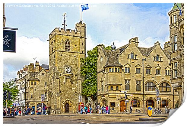 Carfax Tower Print by Christopher Kelly