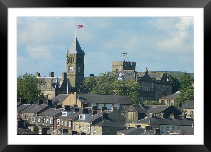 Iconic Colne Towers Framed Mounted Print by Graham Tipling