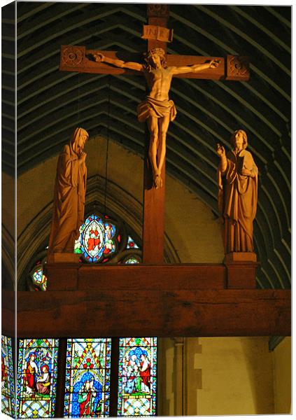 The Crucifixion Canvas Print by graham young
