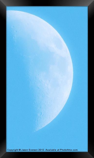 Mooning All Day Framed Print by J J Everson