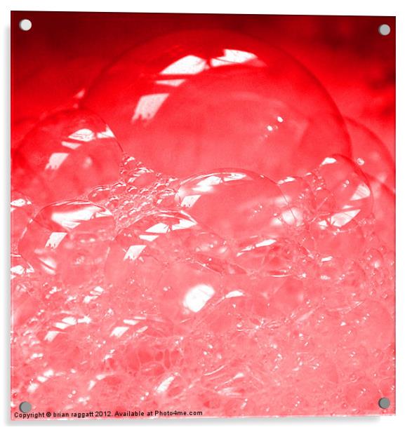 Abstract - Bubbles 2 Acrylic by Brian  Raggatt