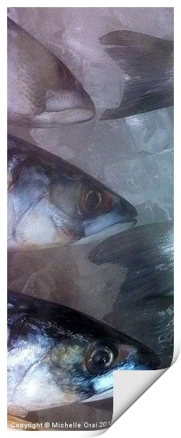Something Fishy! Print by Michelle Orai