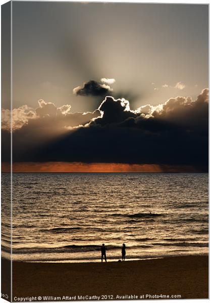 Shine the Light of Love Canvas Print by William AttardMcCarthy