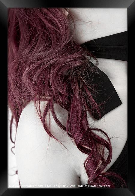 Red Hair Framed Print by William AttardMcCarthy