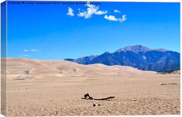 Great Sand Dunes National Park Canvas Print by Louise Heusinkveld