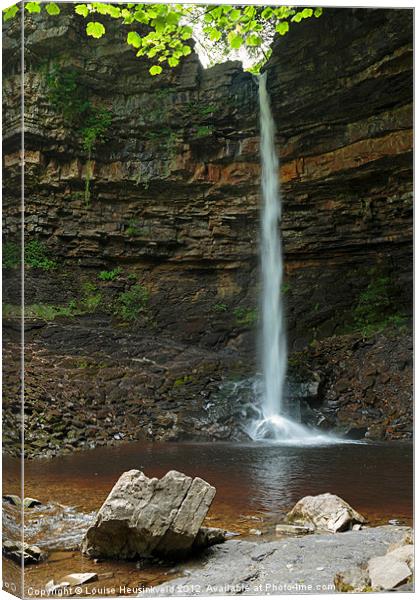 Hardraw Force, Wensleydale, Yorkshire Canvas Print by Louise Heusinkveld