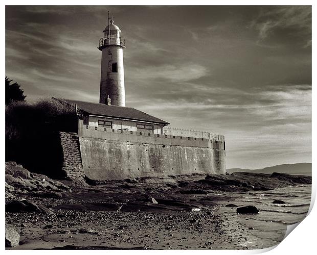 Hale lighthouse on the Mersey Print by David Worthington