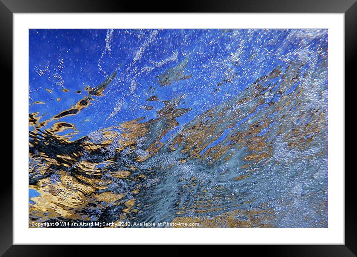 Marine Abstract Framed Mounted Print by William AttardMcCarthy