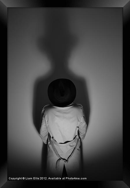 The shadow man Framed Print by Liam Ellis