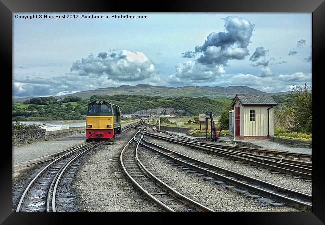 Porthmadog Railway Framed Print by Nick Hirst