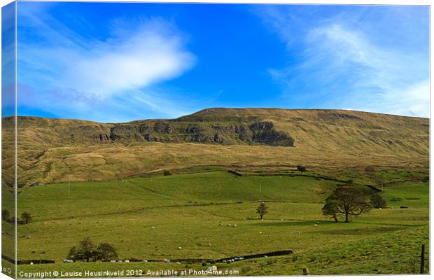 Mallerstang Dale Canvas Print by Louise Heusinkveld