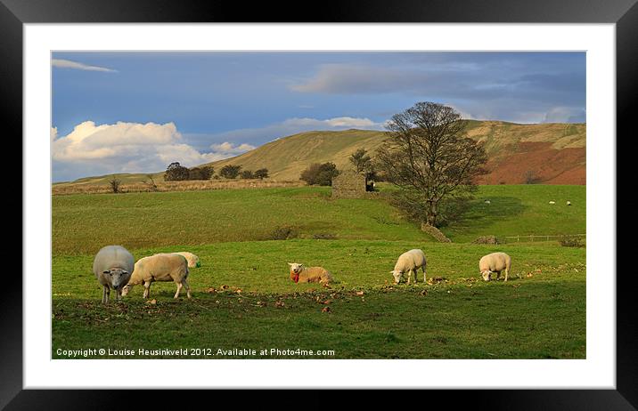 Mallerstang Dale, Cumbria, UK Framed Mounted Print by Louise Heusinkveld