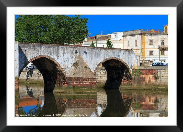Ponte Romana, Silves Framed Mounted Print by Louise Heusinkveld