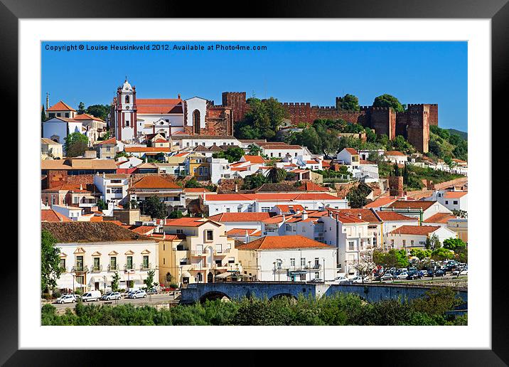 Silves, Algarve, Portugal Framed Mounted Print by Louise Heusinkveld