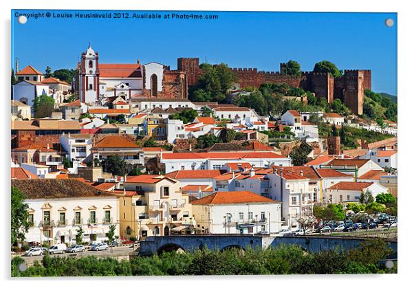 Silves, Algarve, Portugal Acrylic by Louise Heusinkveld