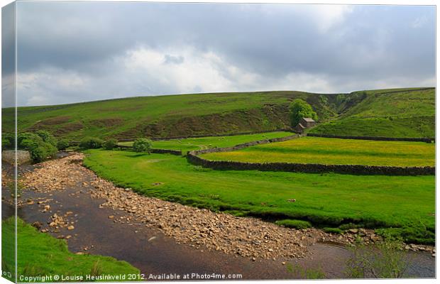 Swaledale, Yorkshire Dales Canvas Print by Louise Heusinkveld