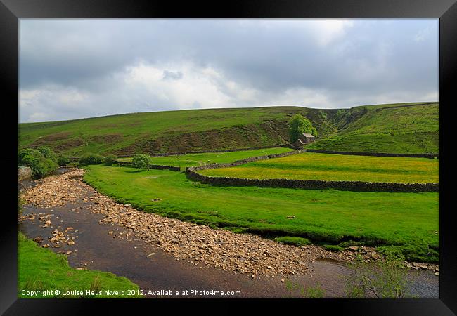 Swaledale, Yorkshire Dales Framed Print by Louise Heusinkveld
