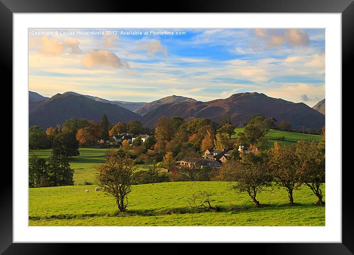 Watermillock, Cumbria, UK Framed Mounted Print by Louise Heusinkveld
